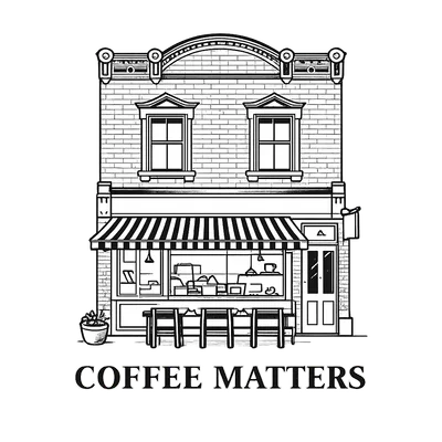 Coffee Matters storefront illustration